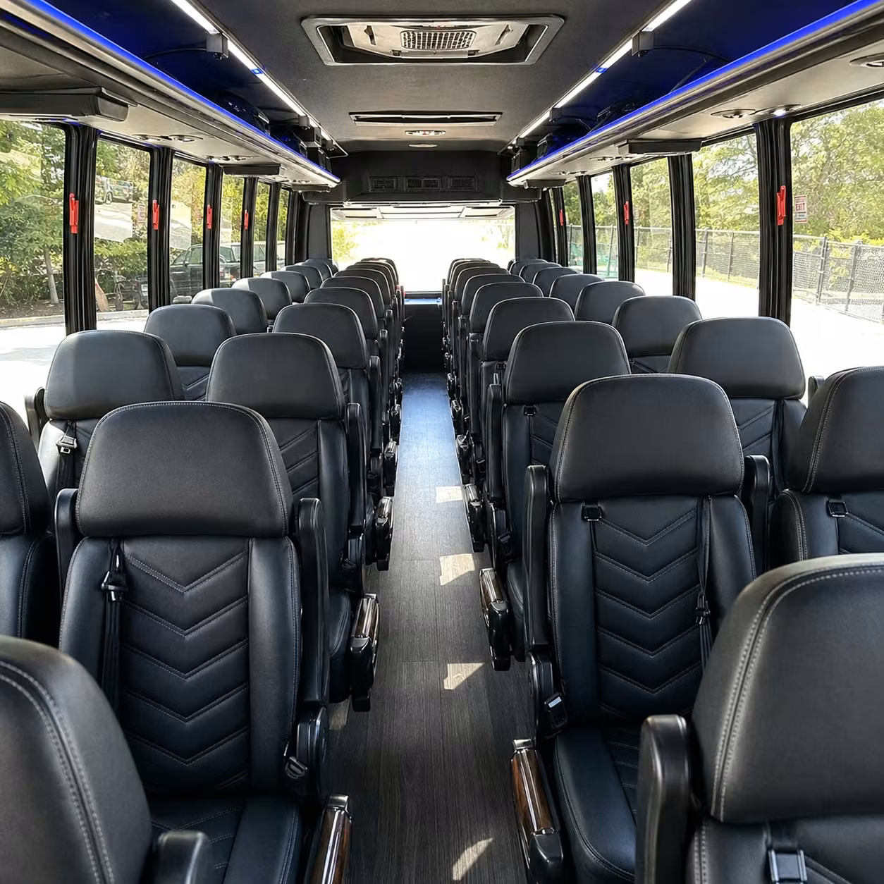 25 passenger minibus interior