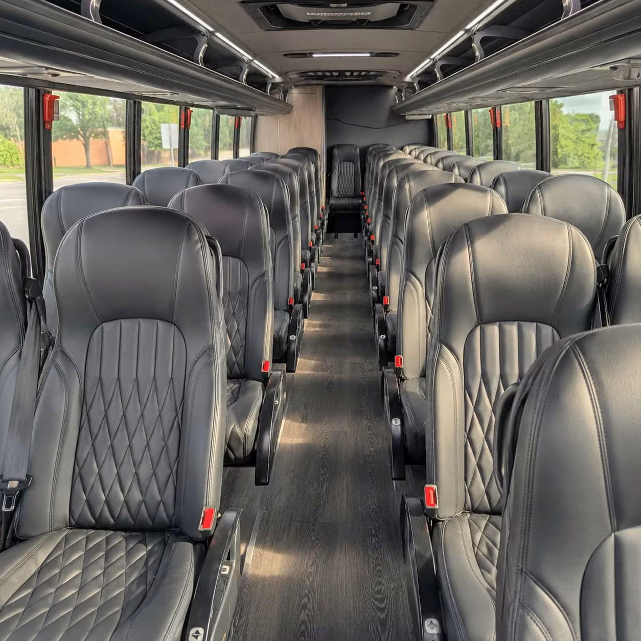 30 passenger minibus inside